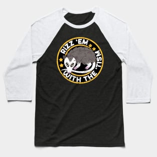 Autism Rizz Em With The Tism Autistic Possum Baseball T-Shirt